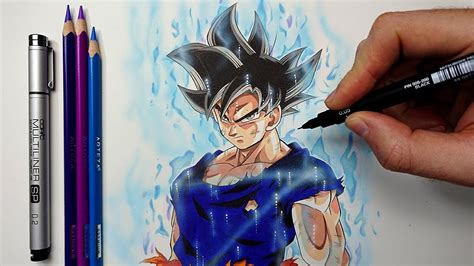 how to draw goku ultra instinct|How to Draw ULTRA INSTINCT GOKU (Dragon Ball) .
